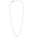 Design Letters Necklace - Bow Tie - 45 cm - Gold/Light Blue Design Letters Necklace - Bow Tie - 45 cm - Gold/Light Blue