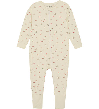 Minymo Nightsuit - Viscose - Strawberry Ice w. Strawberry