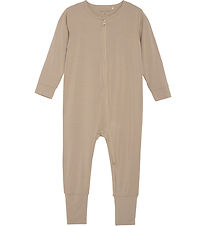 Minymo Nightsuit - Viscose - Simply Taupe Minymo Nightsuit - Viscose - Simply Taupe