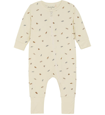 Minymo Nightsuit - Viscose - Tradewinds w. Dinosaurs Minymo Nightsuit - Viscose - Tradewinds w. Dinosaurs
