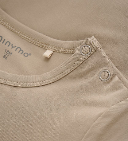 Body m/c Minymo - Viscose - Simplement Taupe Body m/c Minymo - Viscose - Simplement Taupe