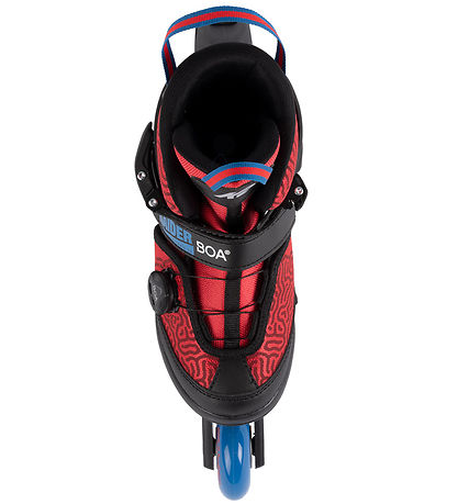 Patins à Roulettes K2 - Raider Boa - Noir/Rouge - En ligne Patins à Roulettes K2 - Raider Boa - Noir/Rouge - En ligne