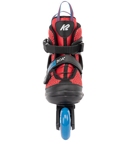 Patins à Roulettes K2 - Raider Boa - Noir/Rouge - En ligne Patins à Roulettes K2 - Raider Boa - Noir/Rouge - En ligne