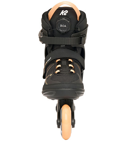 K2 Rolschaatsen - Alexia 80 Boa - Zwart/Oranje - Skeelers