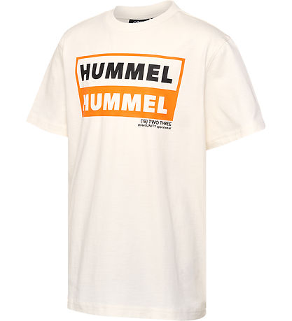 Hummel T-shirt - hmlTWO - Marshmallow Hummel T-shirt - hmlTWO - Marshmallow