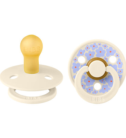 BIBS Colour Spenen - 2-pack - Maat 2 - Rond - Ivory BIBS Colour Spenen - 2-pack - Maat 2 - Rond - Ivory