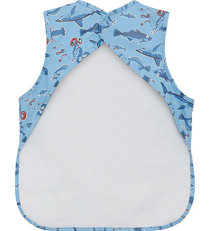 CeLaVi Apron - PU - Federal Blue w. Marine animals