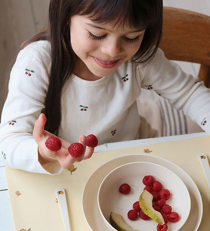 Konges Sløjd Dinner Set - Bioplastic - 5 Parts - Lemon Konges Sløjd Dinner Set - Bioplastic - 5 Parts - Lemon