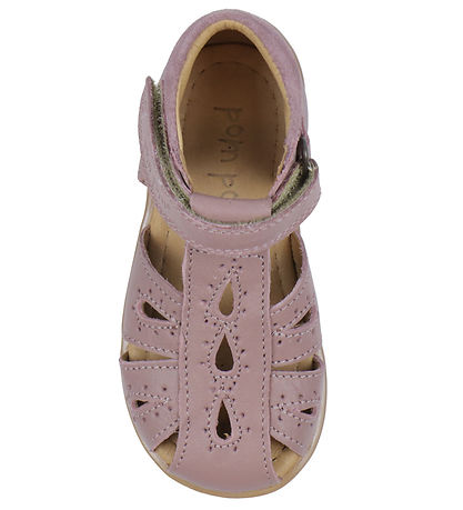 Pom Pom Sandals - Starters Drops Velcro - Dusty Lavender