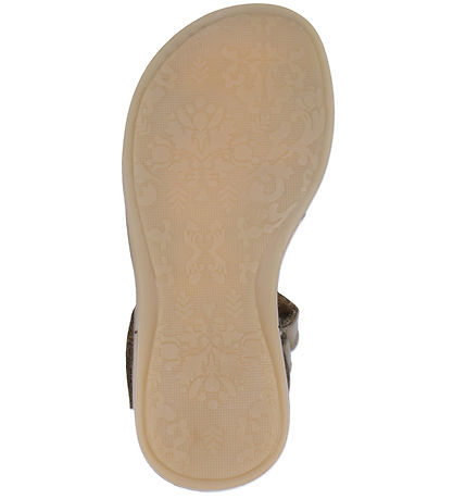 Pom Pom Sandals - Flower - Latte