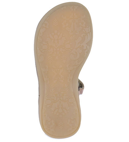 Pom Pom Sandals - Flower - Rose