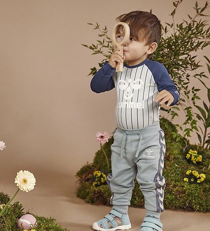Hummel Bodysuit L/s - hmlPinno - Surf Spray Hummel Bodysuit L/s - hmlPinno - Surf Spray