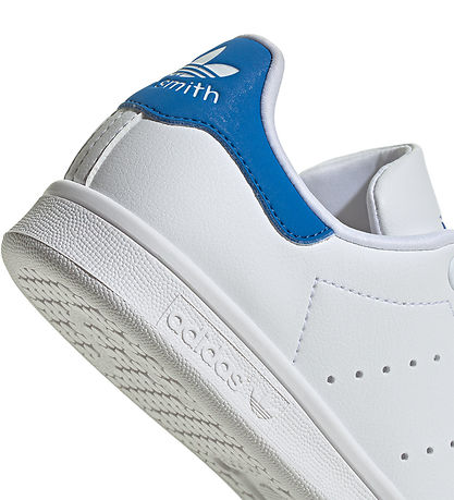 adidas Originals Shoe - Stan Smith J - White/Blue