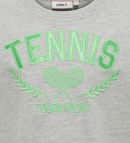 Sweat-shirt Kids Only - Villa Kog - Light Grey Melange/Tennis Sweat-shirt Kids Only - Villa Kog - Light Grey Melange/Tennis