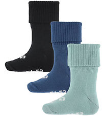 Hummel Baby Socks - 3-Pack - HmlSora - Blue Surf Hummel Baby Socks - 3-Pack - HmlSora - Blue Surf