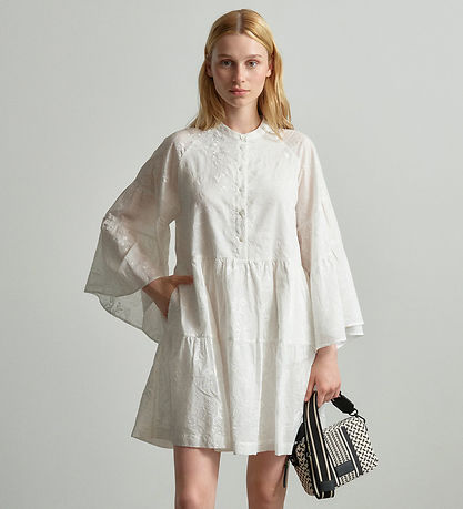 Lala Berlin Kleid - Delmar - Magie Garden Stickerei White Lala Berlin Kleid - Delmar - Magie Garden Stickerei White