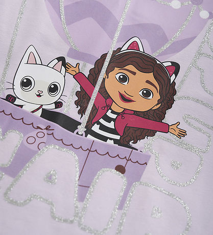 Minymo Stuttermabolur - Gabby's Dollhouse - Orchid Petal Minymo Stuttermabolur - Gabby's Dollhouse - Orchid Petal