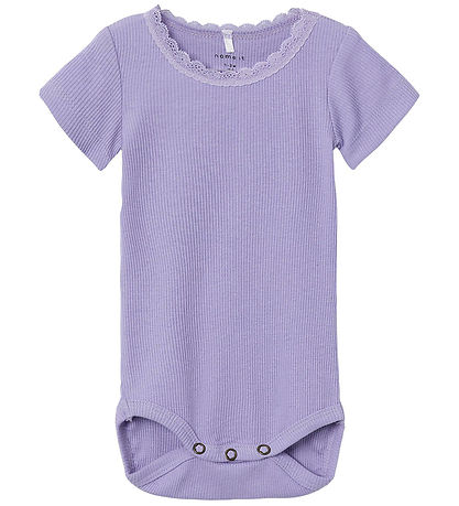 Name It Bodysuit s/s - Noos - NbfKab - Heirloom Lilac/Melange