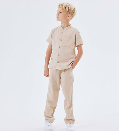 Name It Shirt - Noos - Nkmfaher - Viscose/Cotton - Humus
