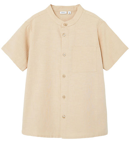 Name It Shirt - Noos - Nkmfaher - Viscose/Cotton - Humus
