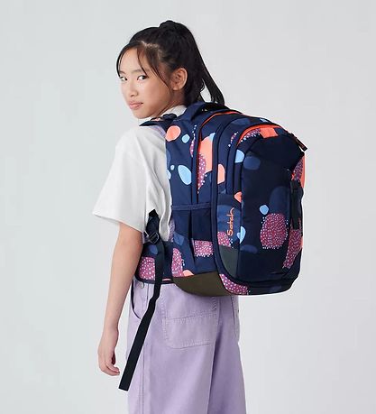 Satch School Backpack - Match - Coral Reef