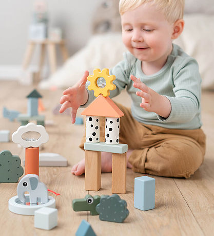 Done by Deer Building Blocks - 34 pcs - Deer Friends Done by Deer Building Blocks - 34 pcs - Deer Friends