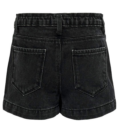 Kids Only Shorts - KogComet - Gewaschen Black