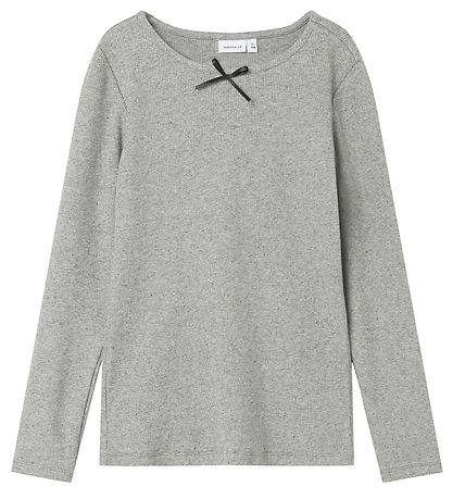 Name It Blouse - NkfFionea - Grey Melange Name It Blouse - NkfFionea - Grey Melange