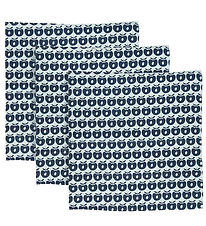 Carrés de mousseline Småfolk - 3 Pack - 79x79 - Médiéval Blue Carrés de mousseline Småfolk - 3 Pack - 79x79 - Médiéval Blue
