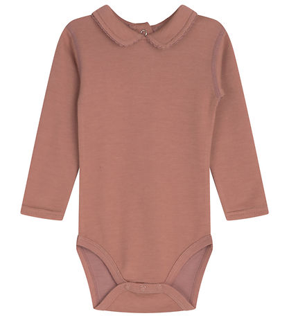 Hust and Claire Bodysuit L/æ - Wool/Bamboo - Beate-HC - Burlwood