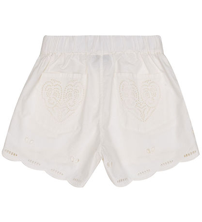 Stella McCartney Kids Stuttbuxur - Ivory M. Mynsturprjón
