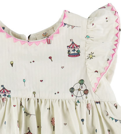 Copenhagen Colors Dress - Cream Tivoli Print