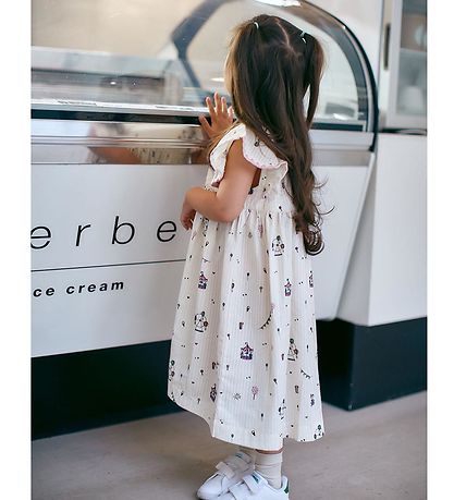 Copenhagen Colors Dress - Cream Tivoli Print