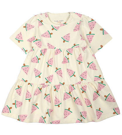 The New Siblings Kleid - TnsKaya - White Swan Wassermelone The New Siblings Kleid - TnsKaya - White Swan Wassermelone