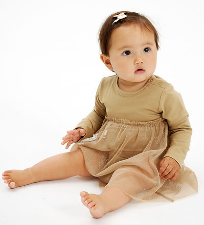 The New Bodysuit w. Skirt s/s - TnsKamma - Cornstalk