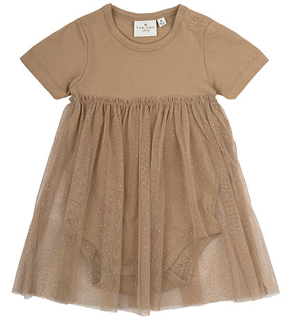 The New Bodysuit w. Skirt s/s - TnsKamma - Cornstalk