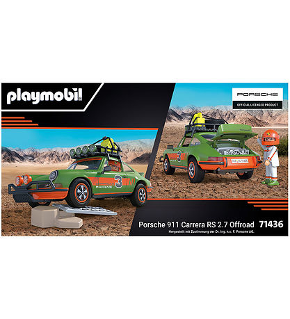 Playmobil Porsche 911 Carrera RS 2.7 OffRoad - 71436 - 47 Parts