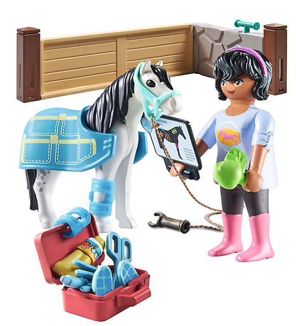 Playmobil Horses Of Waterfall - Horse therapist - 71497 - 27 Par