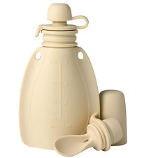 Mininor Smoothie-pussi M. Lusikka - Silikoni - 120 ml - Beige Mininor Smoothie-pussi M. Lusikka - Silikoni - 120 ml - Beige