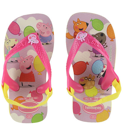 Havaianas Baðsandalar - Barn Peppa grís - sítrus Yellow