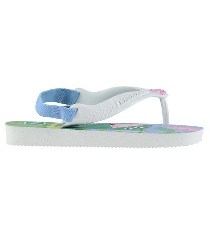 Havaianas Flip Flops - Baby Peppa Pig - White