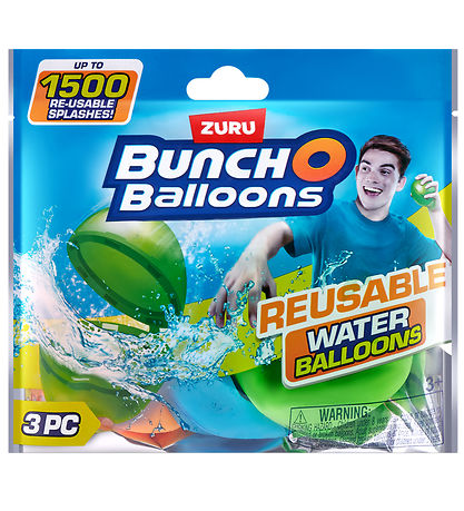 Bunch O Balloons Vannleker - Gjenbrukbare vannballonger - 3 stk.