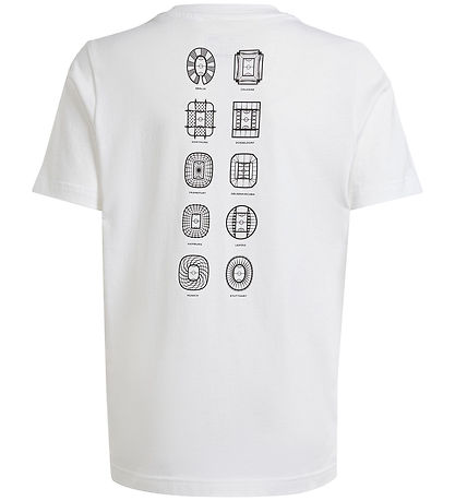T-Shirt adidas Performance - Stade OE - Blanc T-Shirt adidas Performance - Stade OE - Blanc