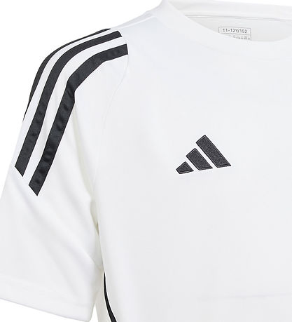 adidas Performance T-Shirt - Tiro 24 - Wit/Zwart