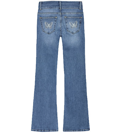 Grunt Trousers - Cancas Low Flare - Blue