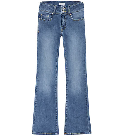 Grunt Trousers - Cancas Low Flare - Blue