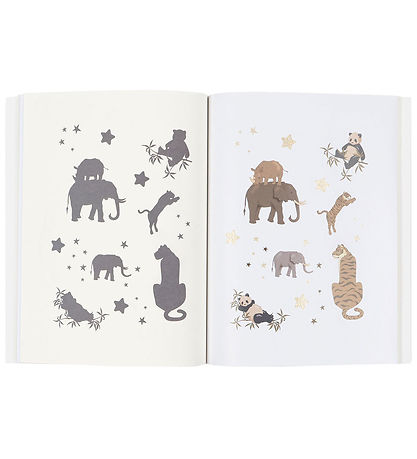 Konges Sløjd Activity Book w. Colouring Pencils - Off White Konges Sløjd Activity Book w. Colouring Pencils - Off White