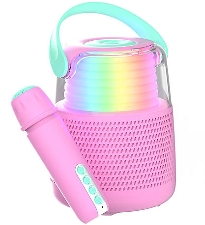 Mobility on Board Speaker w. Microphone - Karaoke - Rose Mobility on Board Speaker w. Microphone - Karaoke - Rose