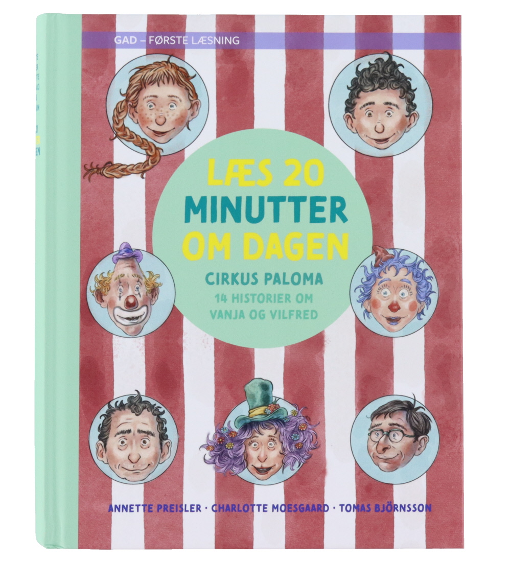 Læs 20 minutter om dagen: Cirkus Paloma   Annette Dorthe Preisler, Charlotte Moesgaard   Språk: Dansk