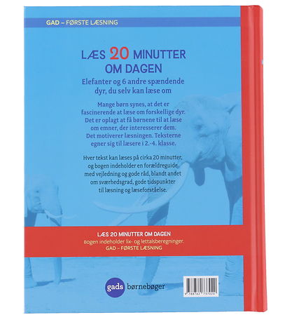 Gads Forlag Buch - 20 Minuten täglich lesen - Elefanten - Dänisc